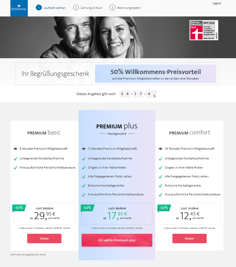 Elitepartner 1 monat Elitepartner 1 monat
