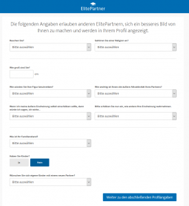 elitepartner test